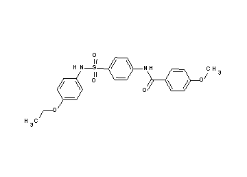 N-(4-{[(4-ethoxyphenyl)amino]sulfonyl}phenyl)-4-methoxybenzamide