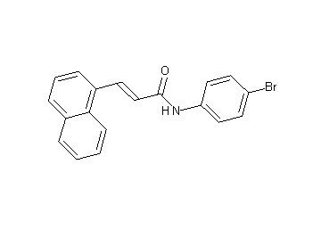 N-(4-bromophenyl)-3-(1-naphthyl)acrylamide
