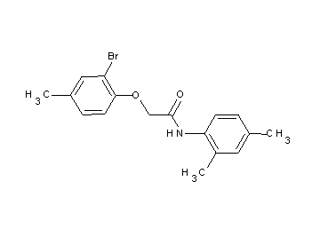 2-(2-bromo-4-methylphenoxy)-N-(2,4-dimethylphenyl)acetamide