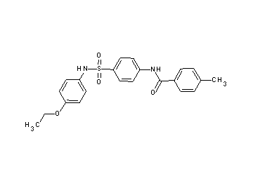N-(4-{[(4-ethoxyphenyl)amino]sulfonyl}phenyl)-4-methylbenzamide