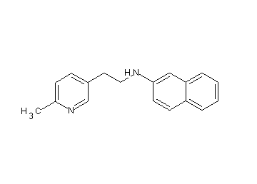 N-[2-(6-methyl-3-pyridinyl)ethyl]-2-naphthalenamine
