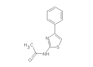 N-(4-phenyl-1,3-thiazol-2-yl)acetamide