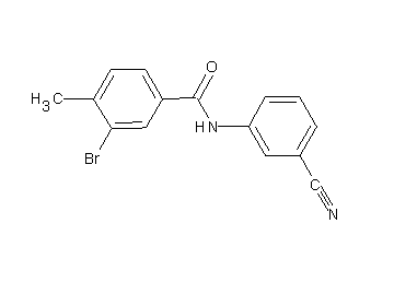 3-bromo-N-(3-cyanophenyl)-4-methylbenzamide