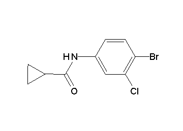 N-(4-bromo-3-chlorophenyl)cyclopropanecarboxamide