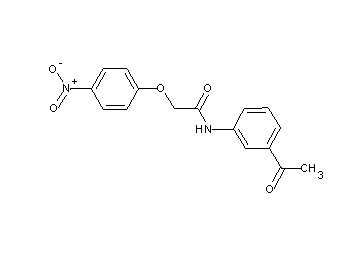 N-(3-acetylphenyl)-2-(4-nitrophenoxy)acetamide