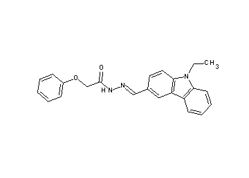 N'-[(9-ethyl-9H-carbazol-3-yl)methylene]-2-phenoxyacetohydrazide
