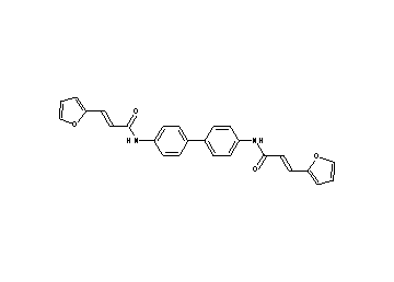 N,N'-4,4'-biphenyldiylbis[3-(2-furyl)acrylamide]