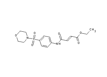ethyl 4-{[4-(4-morpholinylsulfonyl)phenyl]amino}-4-oxo-2-butenoate