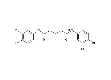 N,N'-bis(4-bromo-3-chlorophenyl)pentanediamide