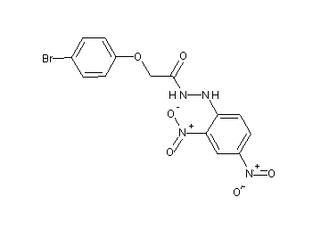 2-(4-bromophenoxy)-N'-(2,4-dinitrophenyl)acetohydrazide