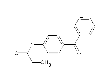 N-(4-benzoylphenyl)propanamide