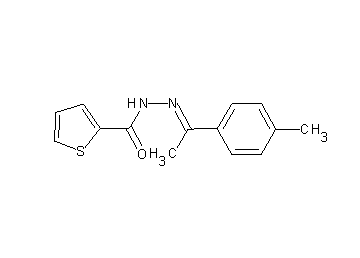 N'-[1-(4-methylphenyl)ethylidene]-2-thiophenecarbohydrazide