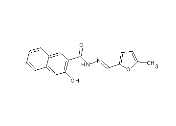 3-hydroxy-N'-[(5-methyl-2-furyl)methylene]-2-naphthohydrazide - Click Image to Close