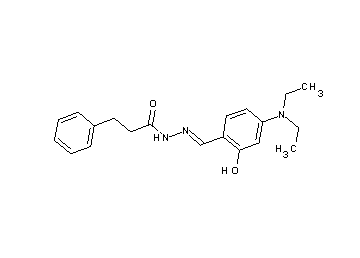 N'-[4-(diethylamino)-2-hydroxybenzylidene]-3-phenylpropanohydrazide