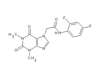 N-(2,4-difluorophenyl)-2-(1,3-dimethyl-2,6-dioxo-1,2,3,6-tetrahydro-7H-purin-7-yl)acetamide