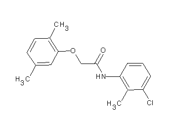 N-(3-chloro-2-methylphenyl)-2-(2,5-dimethylphenoxy)acetamide