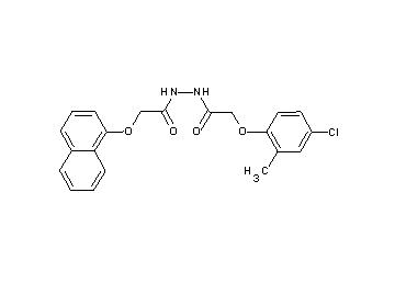 2-(4-chloro-2-methylphenoxy)-N'-[(1-naphthyloxy)acetyl]acetohydrazide