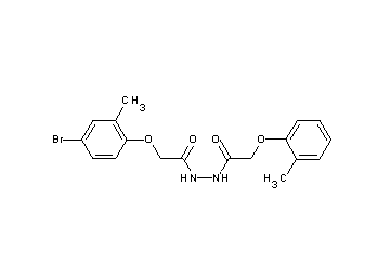 2-(4-bromo-2-methylphenoxy)-N'-[(2-methylphenoxy)acetyl]acetohydrazide