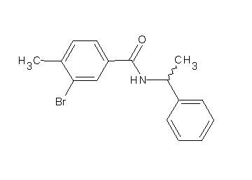 3-bromo-4-methyl-N-(1-phenylethyl)benzamide