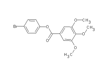 4-bromophenyl 3,4,5-trimethoxybenzoate - Click Image to Close