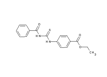ethyl 4-{[(benzoylamino)carbonothioyl]amino}benzoate