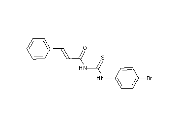 N-{[(4-bromophenyl)amino]carbonothioyl}-3-phenylacrylamide
