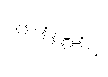 ethyl 4-{[(cinnamoylamino)carbonothioyl]amino}benzoate