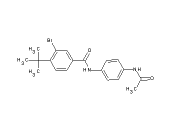 N-[4-(acetylamino)phenyl]-3-bromo-4-tert-butylbenzamide