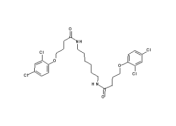 N,N'-1,6-hexanediylbis[4-(2,4-dichlorophenoxy)butanamide]