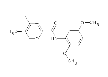 N-(2,5-dimethoxyphenyl)-3-iodo-4-methylbenzamide