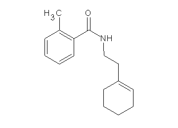 N-[2-(1-cyclohexen-1-yl)ethyl]-2-methylbenzamide