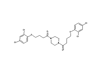 1,4-bis[4-(2,4-dichlorophenoxy)butanoyl]piperazine
