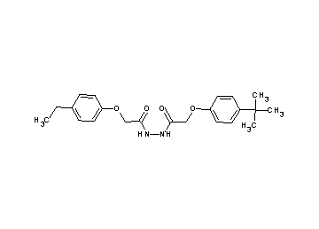 2-(4-tert-butylphenoxy)-N'-[(4-ethylphenoxy)acetyl]acetohydrazide