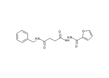 N-benzyl-4-[2-(2-furoyl)hydrazino]-4-oxobutanamide