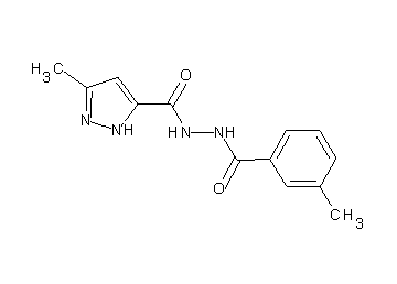3-methyl-N'-(3-methylbenzoyl)-1H-pyrazole-5-carbohydrazide