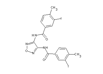 N,N'-1,2,5-oxadiazole-3,4-diylbis(3-iodo-4-methylbenzamide) - Click Image to Close
