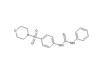 N-[4-(4-morpholinylsulfonyl)phenyl]-N'-phenylthiourea