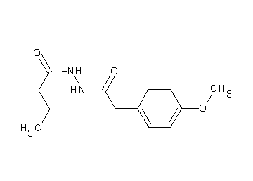 N'-[2-(4-methoxyphenyl)acetyl]butanohydrazide