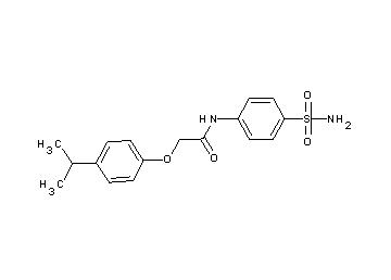 N-[4-(aminosulfonyl)phenyl]-2-(4-isopropylphenoxy)acetamide