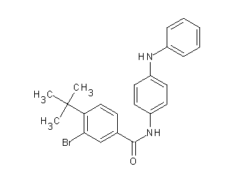 N-(4-anilinophenyl)-3-bromo-4-tert-butylbenzamide