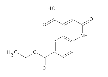 4-{[4-(ethoxycarbonyl)phenyl]amino}-4-oxo-2-butenoic acid
