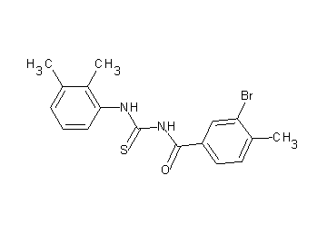 3-bromo-N-{[(2,3-dimethylphenyl)amino]carbonothioyl}-4-methylbenzamide