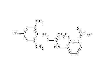 2-(4-bromo-2,6-dimethylphenoxy)-N-(2-methyl-3-nitrophenyl)acetamide
