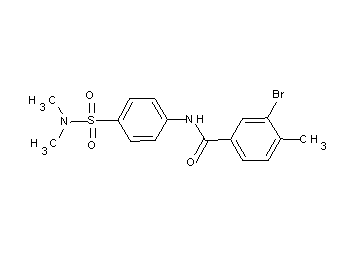 3-bromo-N-{4-[(dimethylamino)sulfonyl]phenyl}-4-methylbenzamide