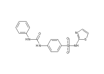 4-[(anilinocarbonyl)amino]-N-1,3-thiazol-2-ylbenzenesulfonamide
