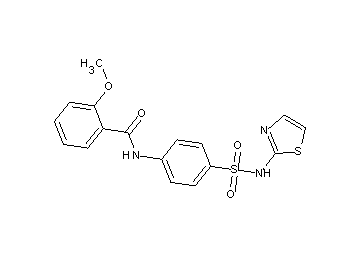 2-methoxy-N-{4-[(1,3-thiazol-2-ylamino)sulfonyl]phenyl}benzamide