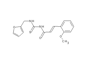 N-{[(2-furylmethyl)amino]carbonothioyl}-3-(2-methoxyphenyl)acrylamide - Click Image to Close