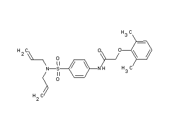 N-{4-[(diallylamino)sulfonyl]phenyl}-2-(2,6-dimethylphenoxy)acetamide