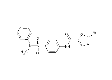5-bromo-N-(4-{[methyl(phenyl)amino]sulfonyl}phenyl)-2-furamide - Click Image to Close
