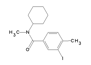 N-cyclohexyl-3-iodo-N,4-dimethylbenzamide